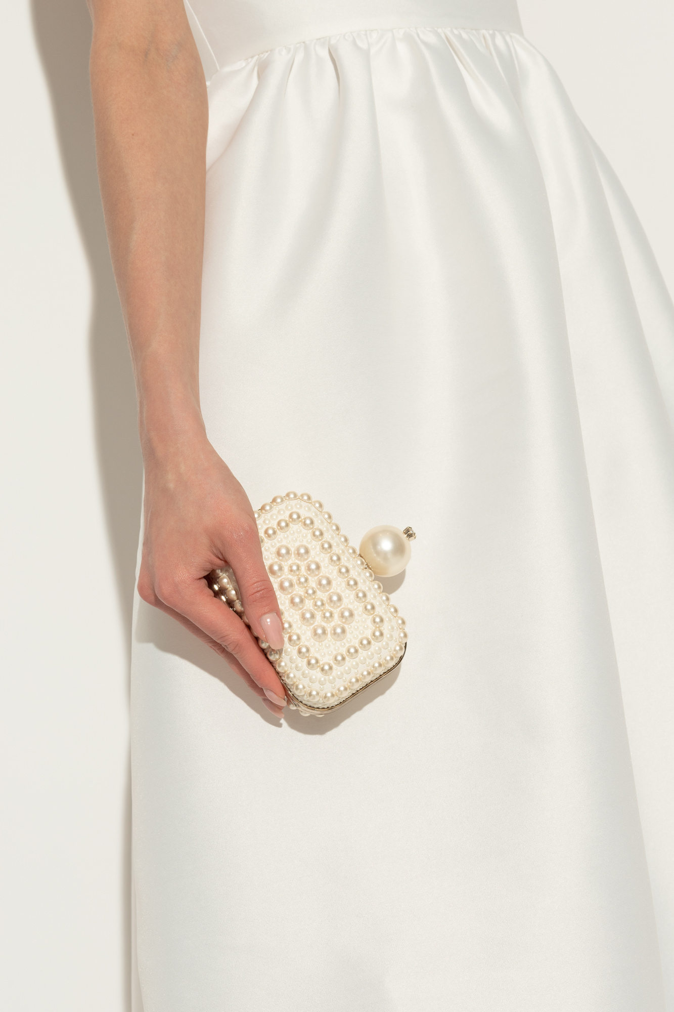 White Handbag 'Micro Cloud' Jimmy Choo